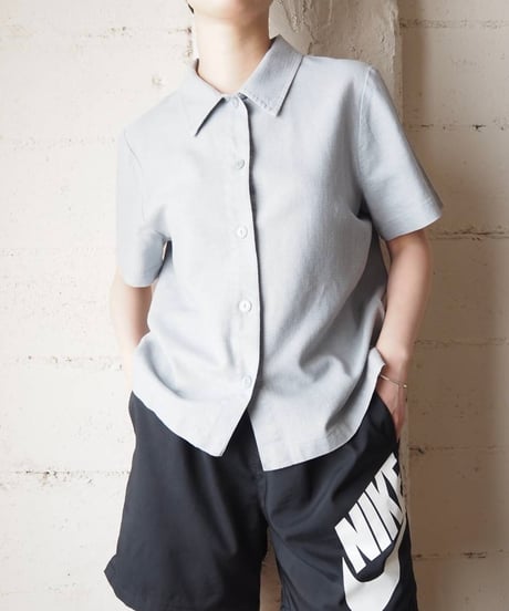 SAG HARBOR Linen×Cotton Shirt LGR