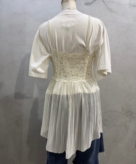 Lace×Pleats Camisole IV