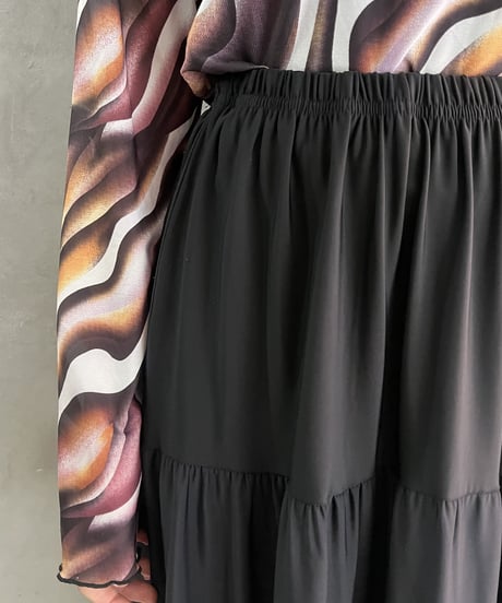 Tiered Skirt BK