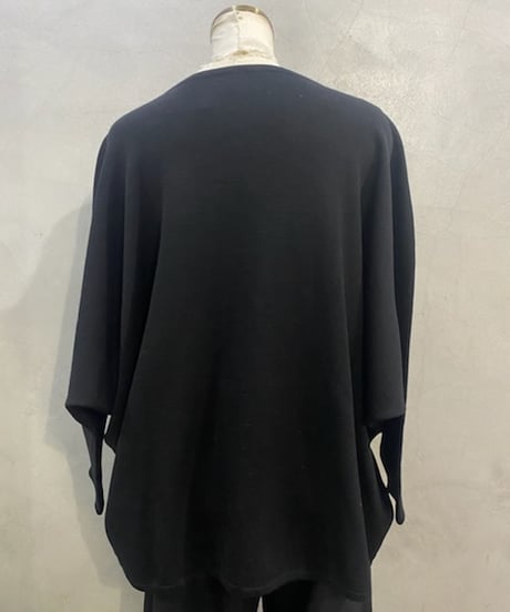 Dolman Sleeve Crew Neck Knit BK