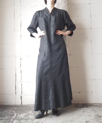 1960's Euro Flower Pattern Dress BK