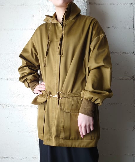 Belted Design Stand Collar Jacket KA