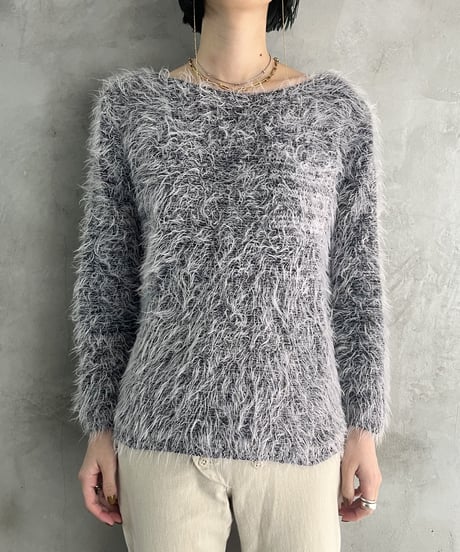 Shaggy Knit BKWH