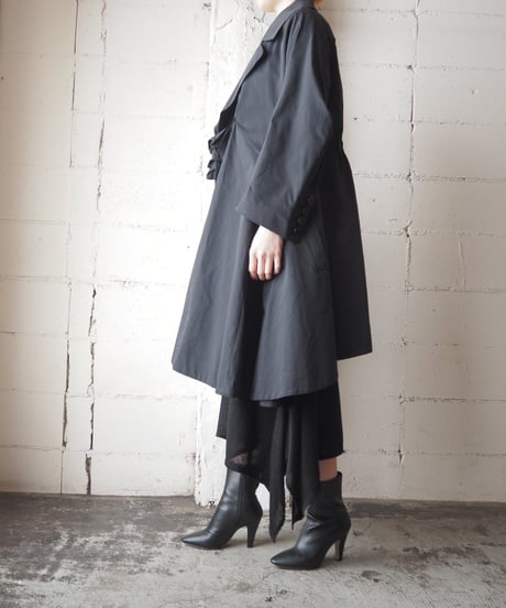 SONIA RYKIEL Drape Design Coat BK