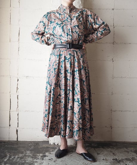 Stand Collar Paisley GN