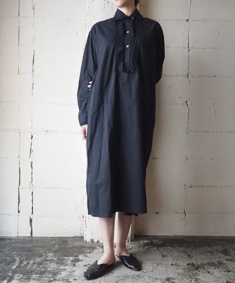 1930-1940's EURO Lace Pintuck Night Dress BK