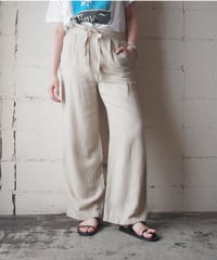 a. new day Linen Mix Easy Pants BE