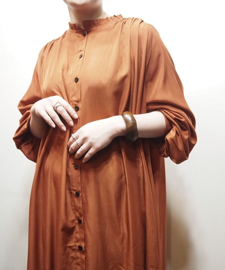 Wide Silhouette Shirt Dress OR