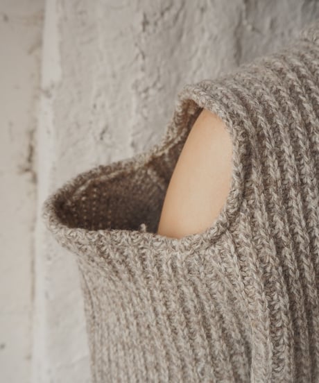 Half Button Rib Knit BE