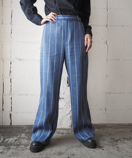 POLO Ralph Lauren Stripe Pants BL WH