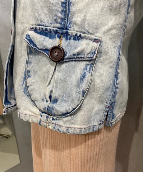 MARITHE + FRANCOIS GIRBAUD Yoke Design Denim Jacket LBL