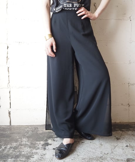 Seethrough Layered WidePants