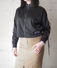 NIKE Lace Up Sleeve Track Jacket BK