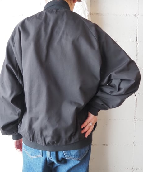 Snap Button Blouson Jacket BK