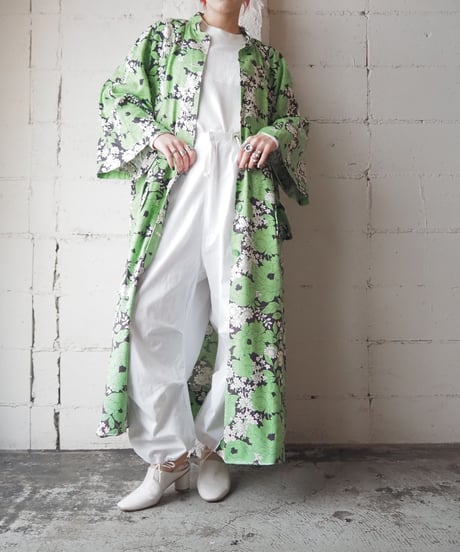 60's-70's Floral Pattern Vintage Coat GNBK