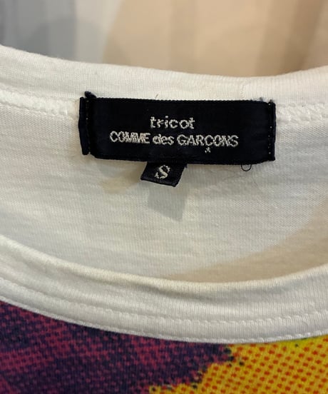 tricot COMME des GARCONS Colorful Print Tee WH