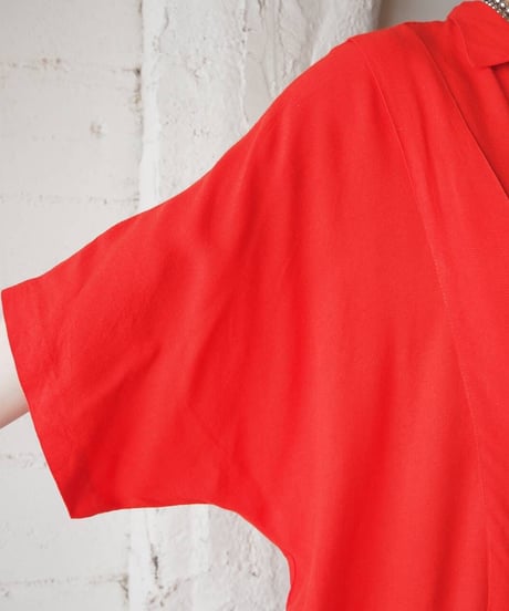 Layered Design Shirt Dress RE