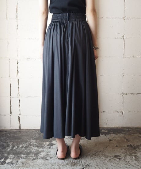 1980's Bicolor Layered Design Skirt  BKOR