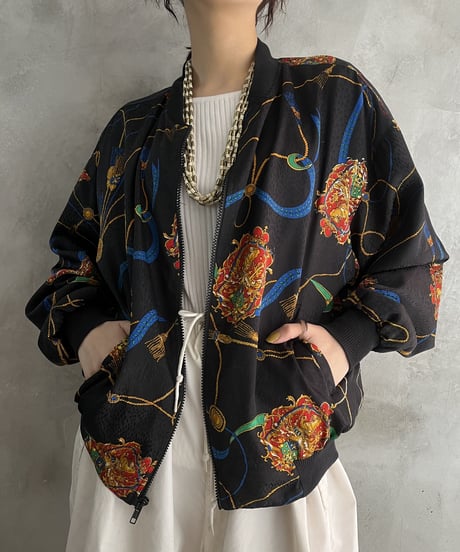 Rope Pattern Blouson BKBL
