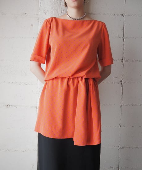 1980's YVES SAINT LAURENT  Belted Tunic OR