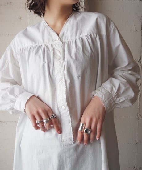 1930~40's Euro Collarless Night Dress WH