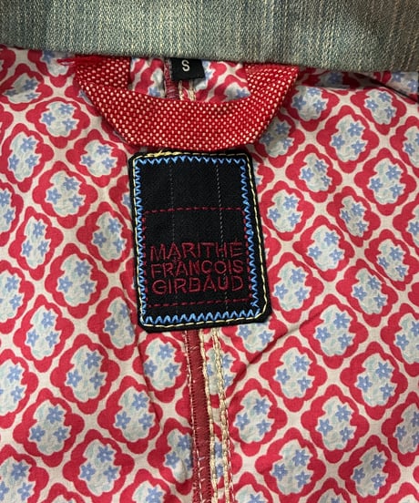 MARITHE FRANCOIS GIRBAUD　Embroidery Wool Jacket NV RE