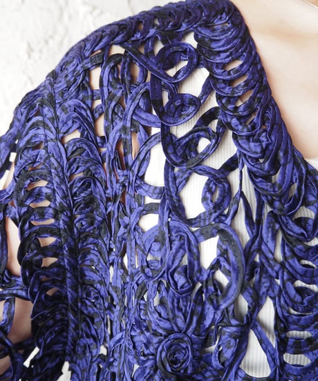 Tape Embroidery Silk Jacket PUR