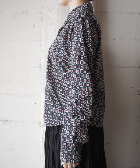 agnes b. Geometric Pattern Shirt BKREWH