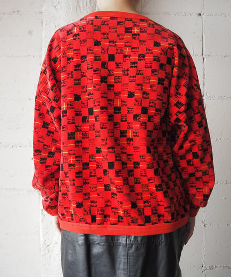 Epitome' 1980's Print Pullover Tops REBK