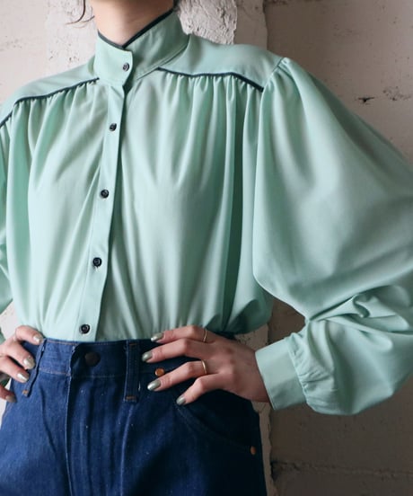 Stand Collar Blouse GN
