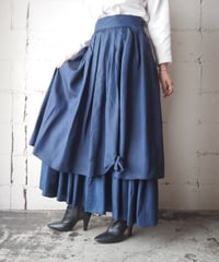 Layered Design Tuck Skirt NV