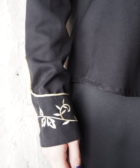 Embroidery Western Shirt BK