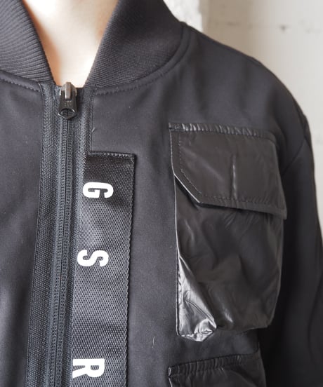 G-STAR RAW Design Pocket Zip Up Jacket BK
