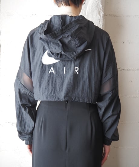 NIKE Sheer Gusset Half Zip Hoodie BK