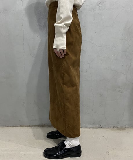 Fake Suede Tight Skirt BR
