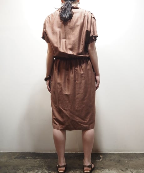 Open Collar Short Sleeve DressBR