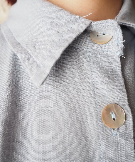 Wide Silhouette Button Design Rayon Shirt LBL