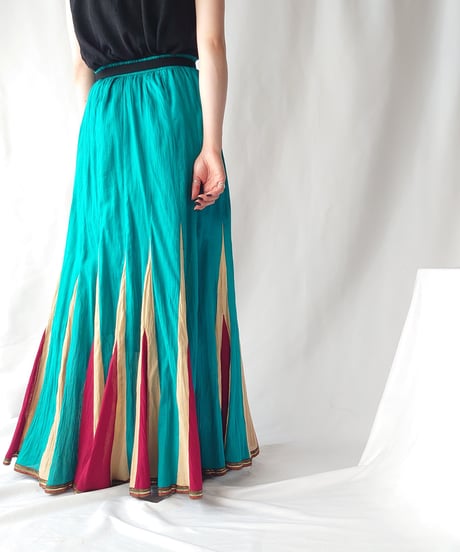 Tricolor Long Skirt BLREIV