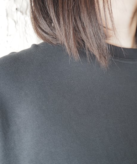 Acne Studios Deep Slit Tee Shirt Dress BK