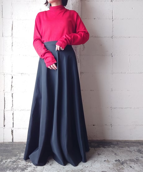 Pattern Mock Neck Knit RE
