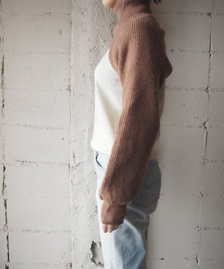 Turtle Neck Sleeve Knit BE
