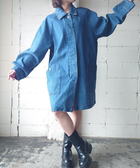 1980's Eddie Bauer Denim Coat BL