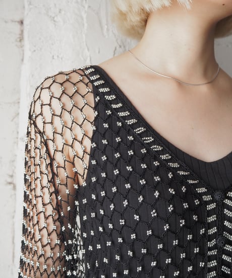 Beads Crochet Cardigan BKSV