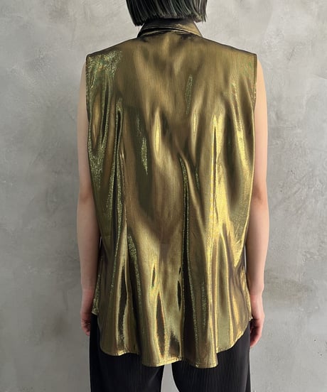 Ralph Luaren Frilled No Sleeve Bluse GO