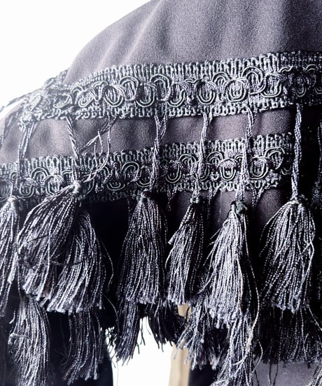 Fringe Design Pullover  BK