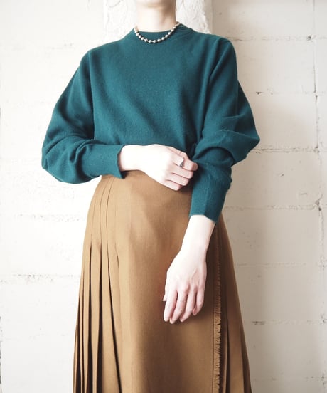 Cashmere Mock Neck Knit GN