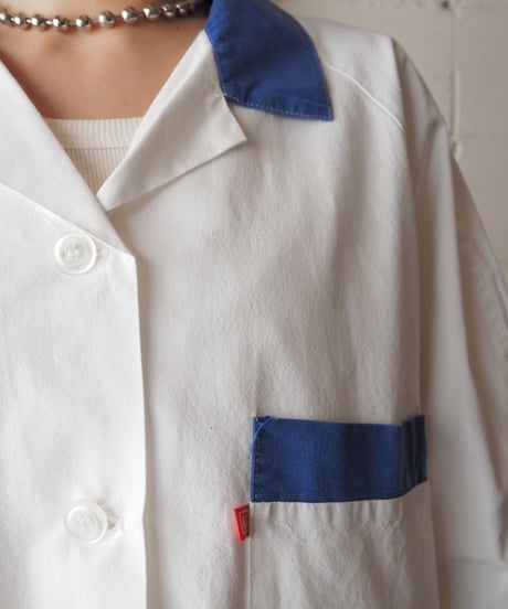 France Bicolor Work Coat WHBL