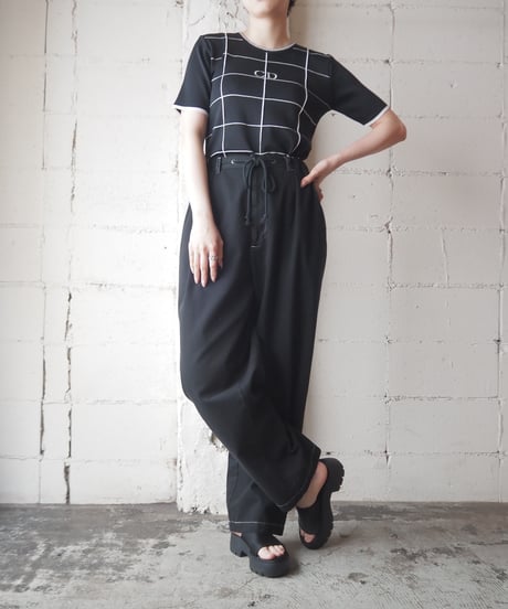 Christian Dior Check Pattern Knit BKWH