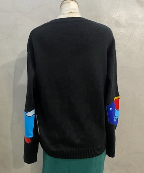 KENZO Fish Pattern Knit BK