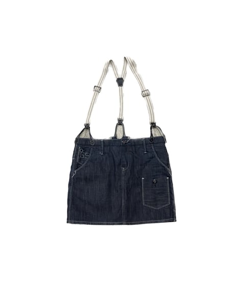 G-STAR ORIGINAL RAW Denim Mini Skirt with Suspenders DNV